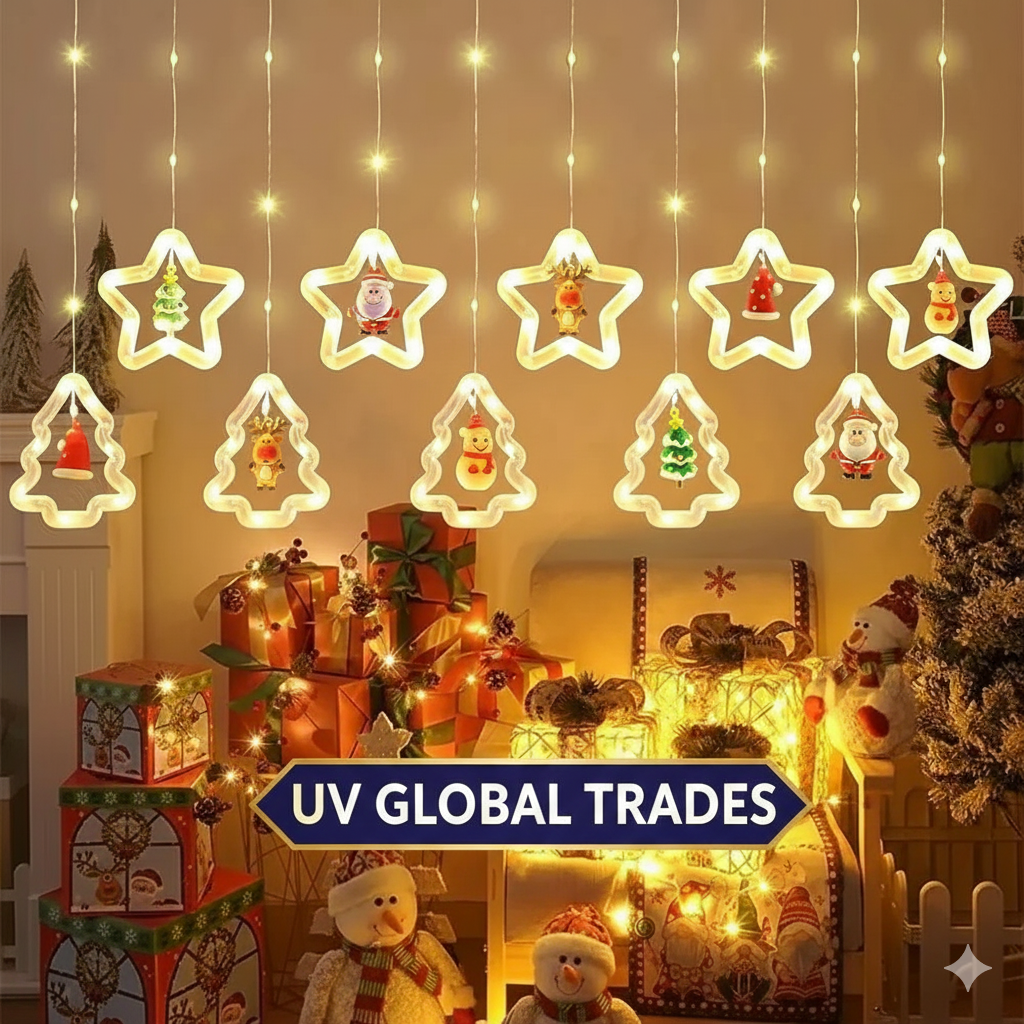 Ring Curtain Twinkling Elegance LED Christmas Lights™